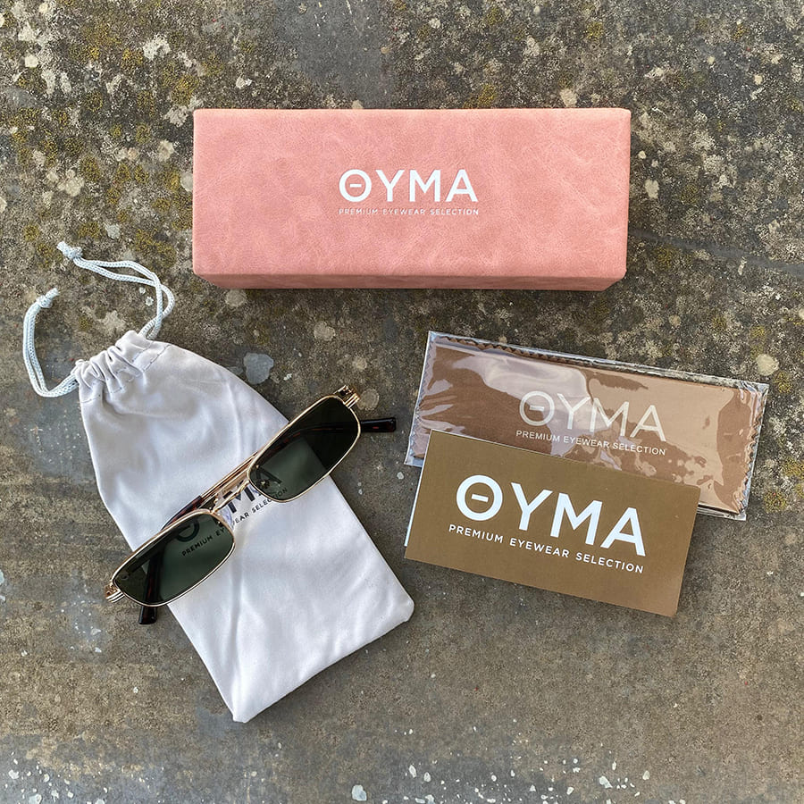 OYMA 08 / C01 - Gold Tortoise Dark Green