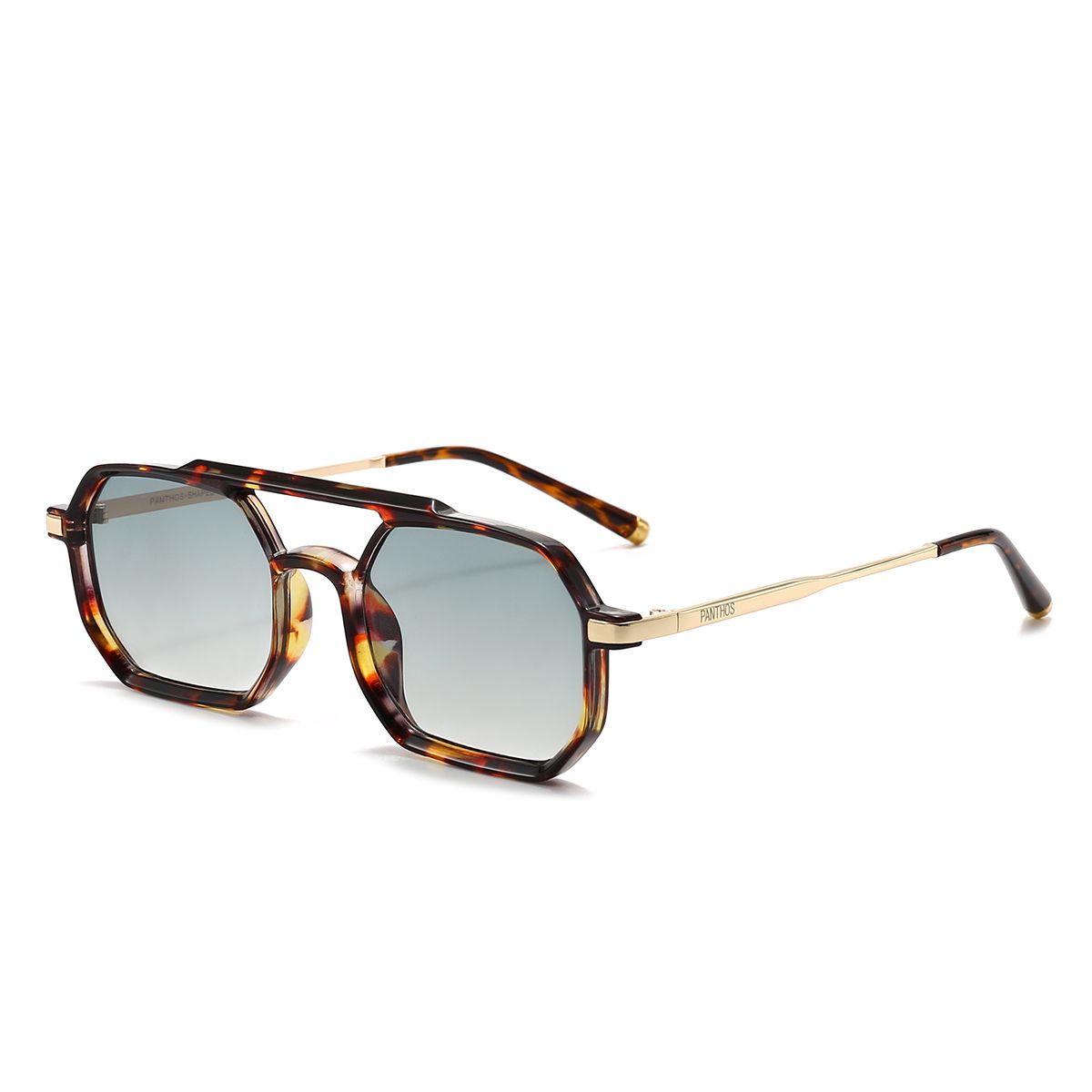 Shaped Metal / Tortoise Green Fumè