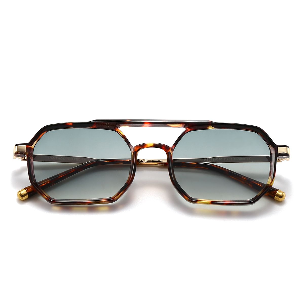 Shaped Metal / Tortoise Green Fumè