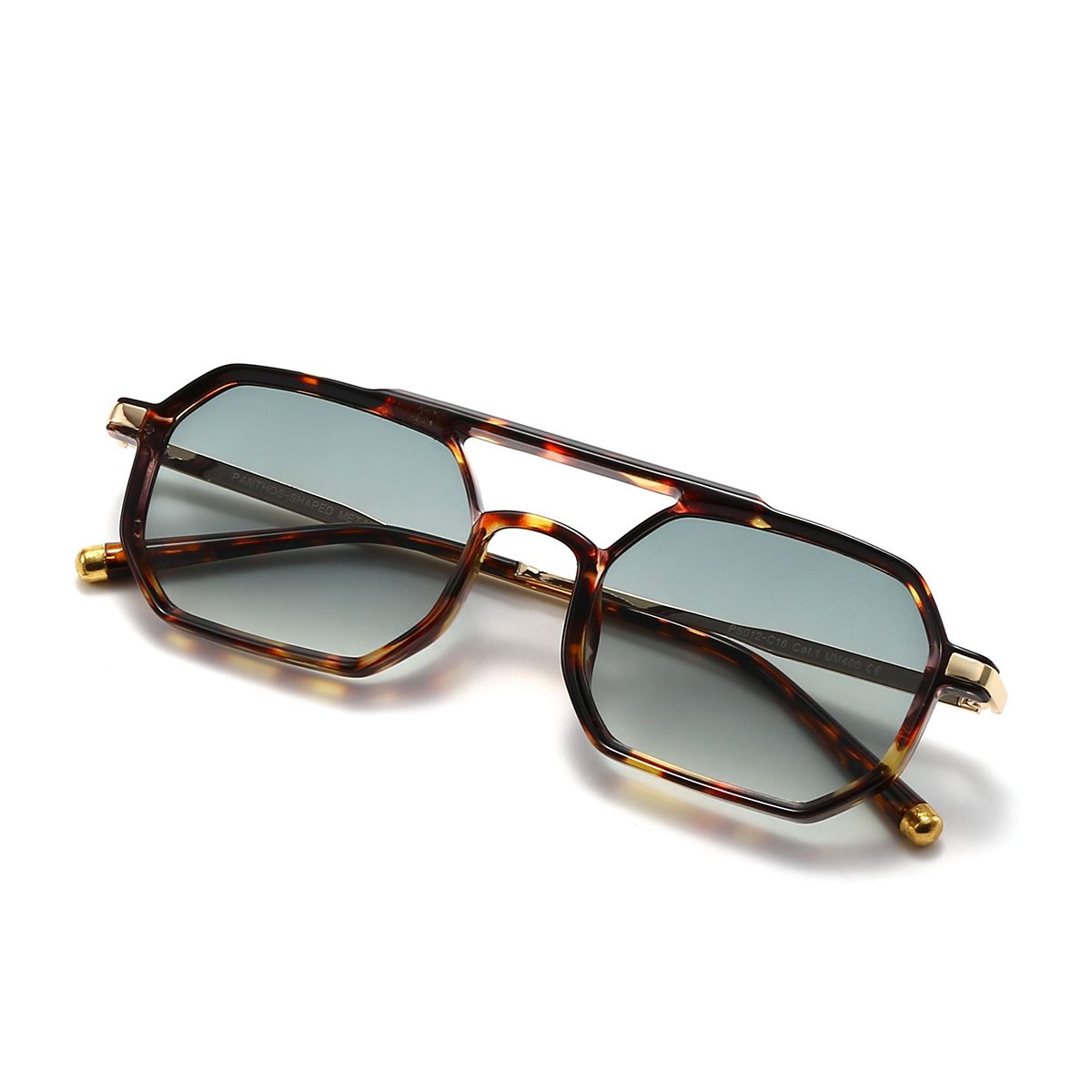 Shaped Metal / Tortoise Gradient Green