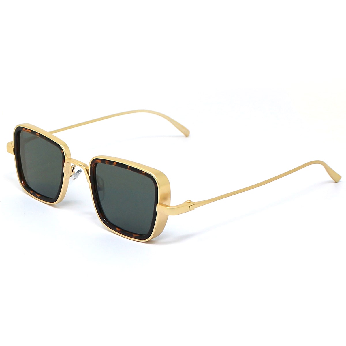 Alan / Gold Tortoise Dark Green
