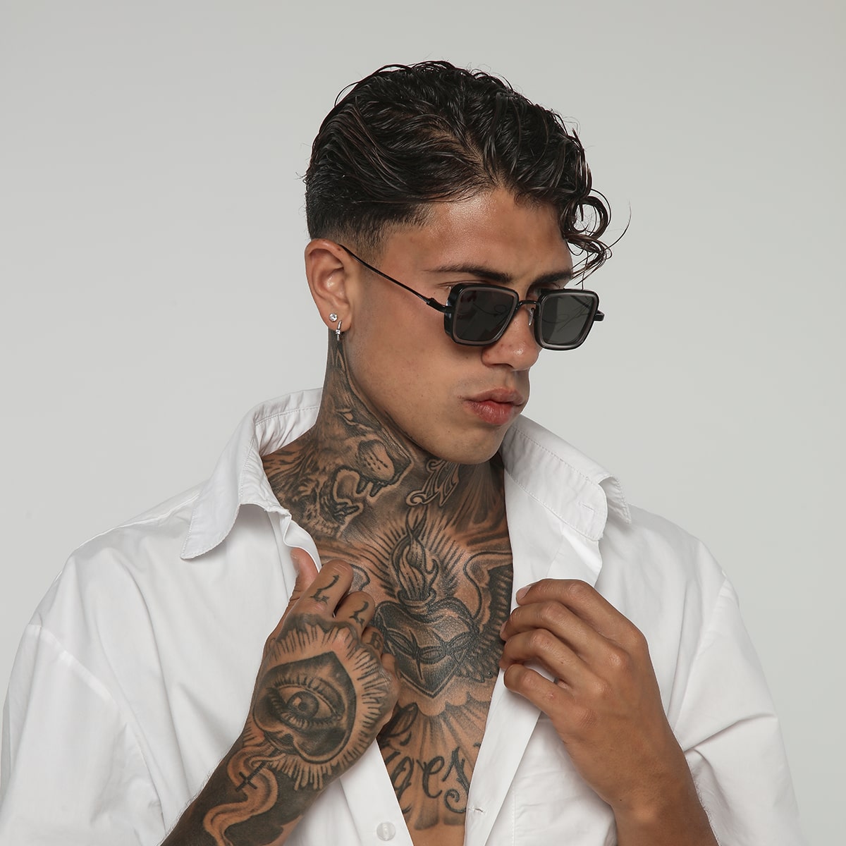 Alan / Gold Tortoise Dark Green