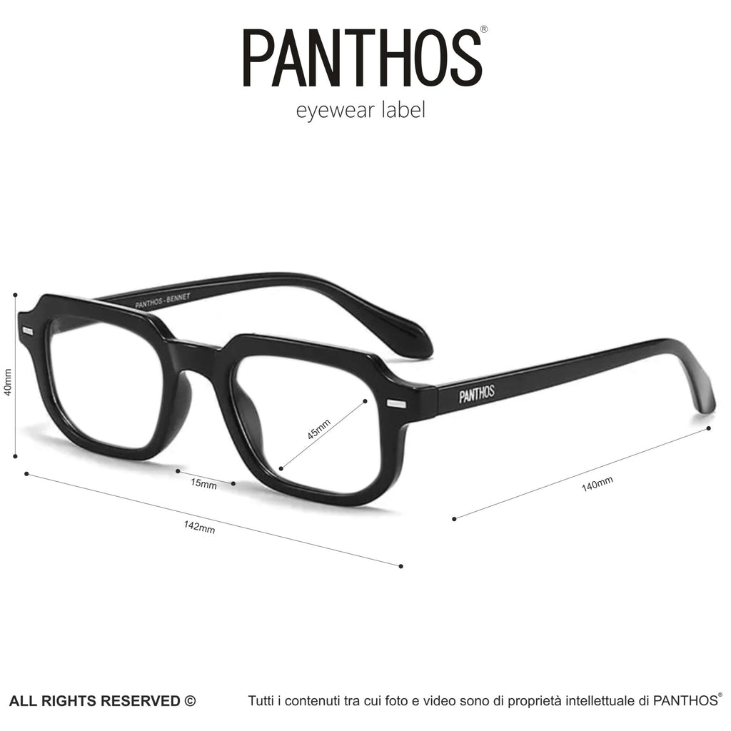 Bennet / Matte Black Blue