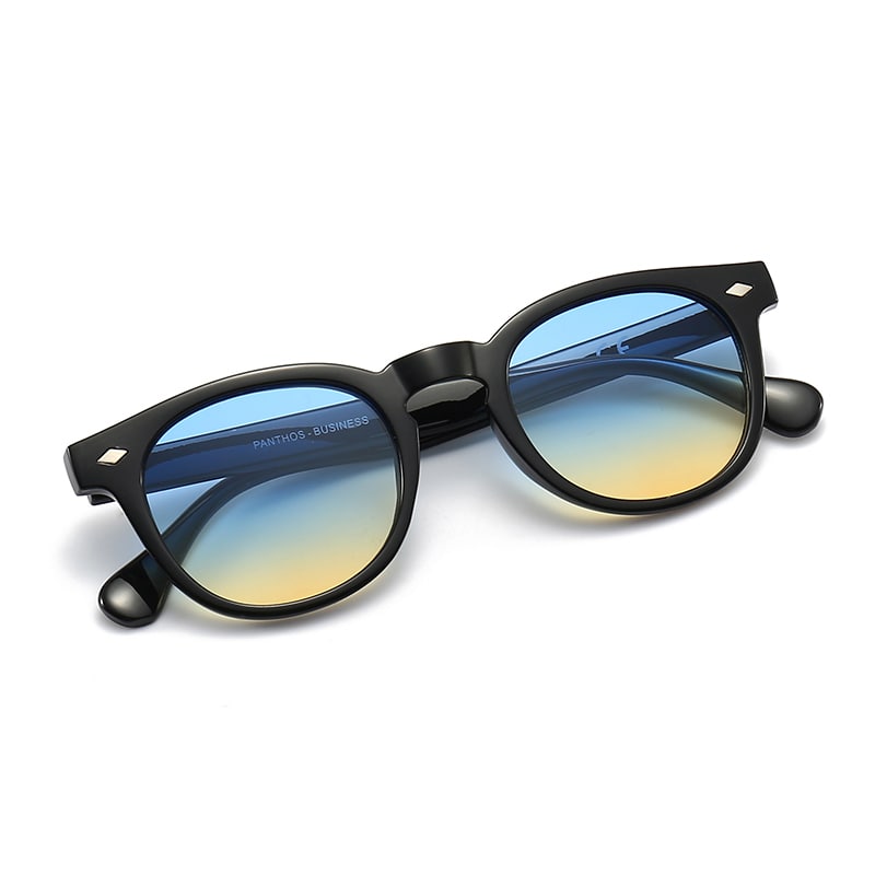 Business / Black Blue Yellow Fumè