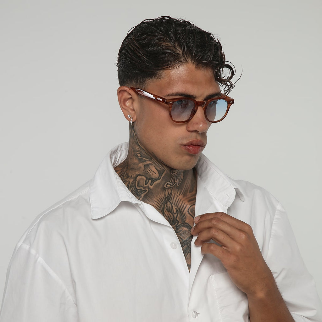 Business / Stripes Blue Fumè