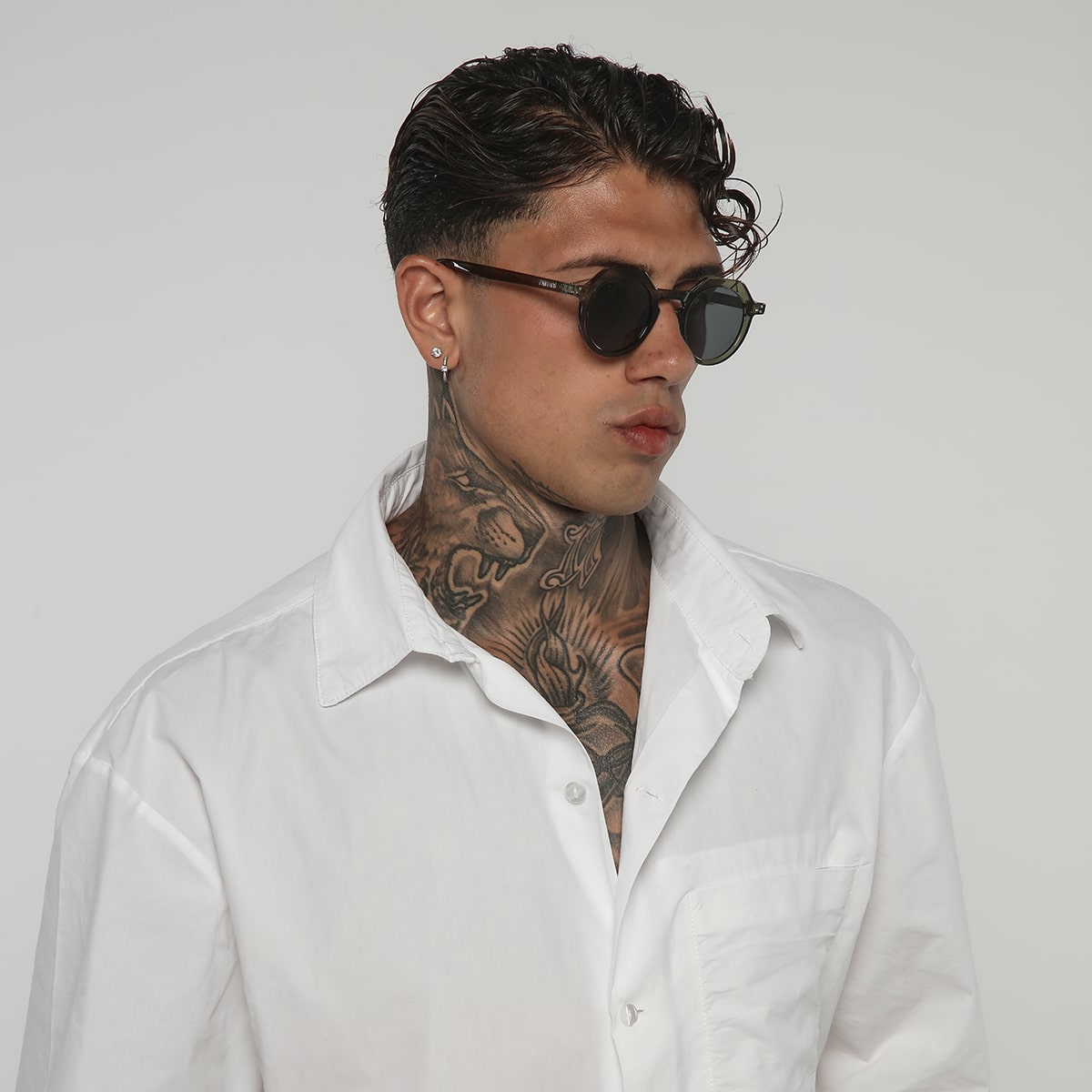 Clip / Tortoise Blue Fumè