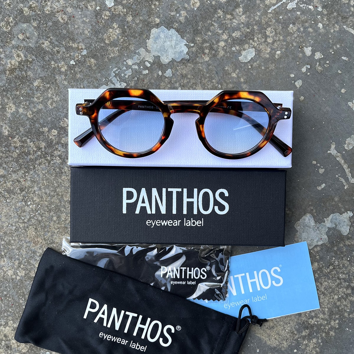 Clip / Tortoise Blue Fumè