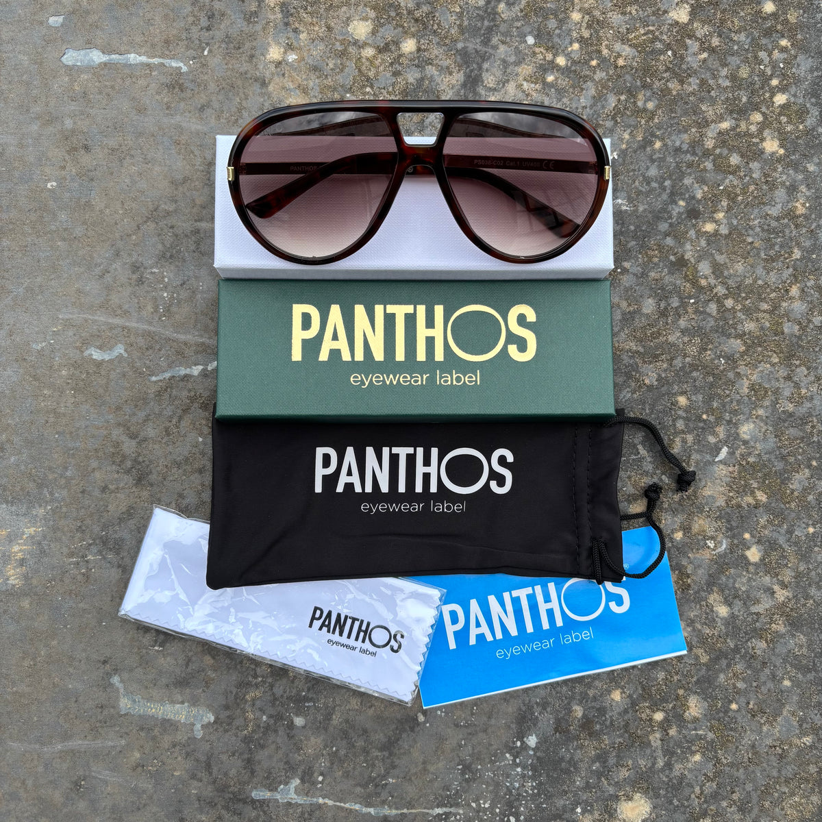 Drop / Gold Tortoise Brown