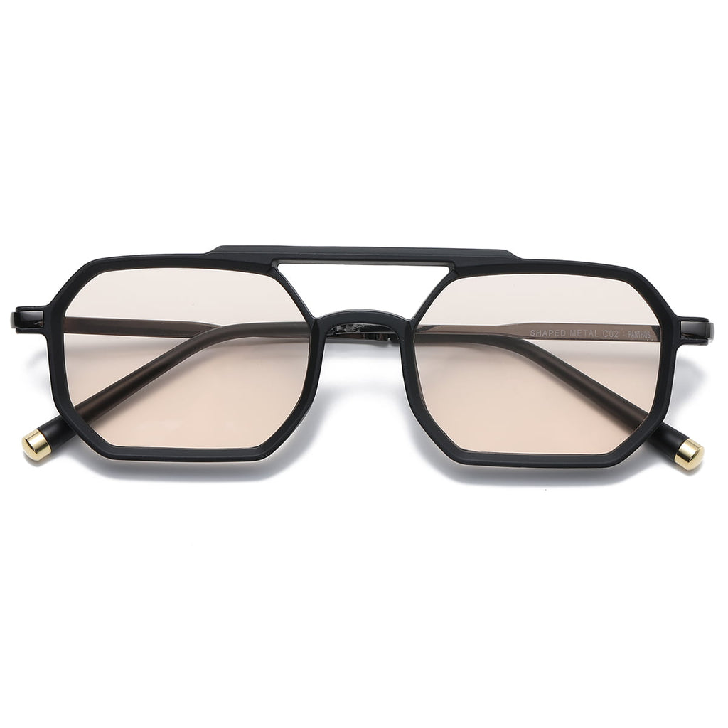 Shaped Metal / Black Orange