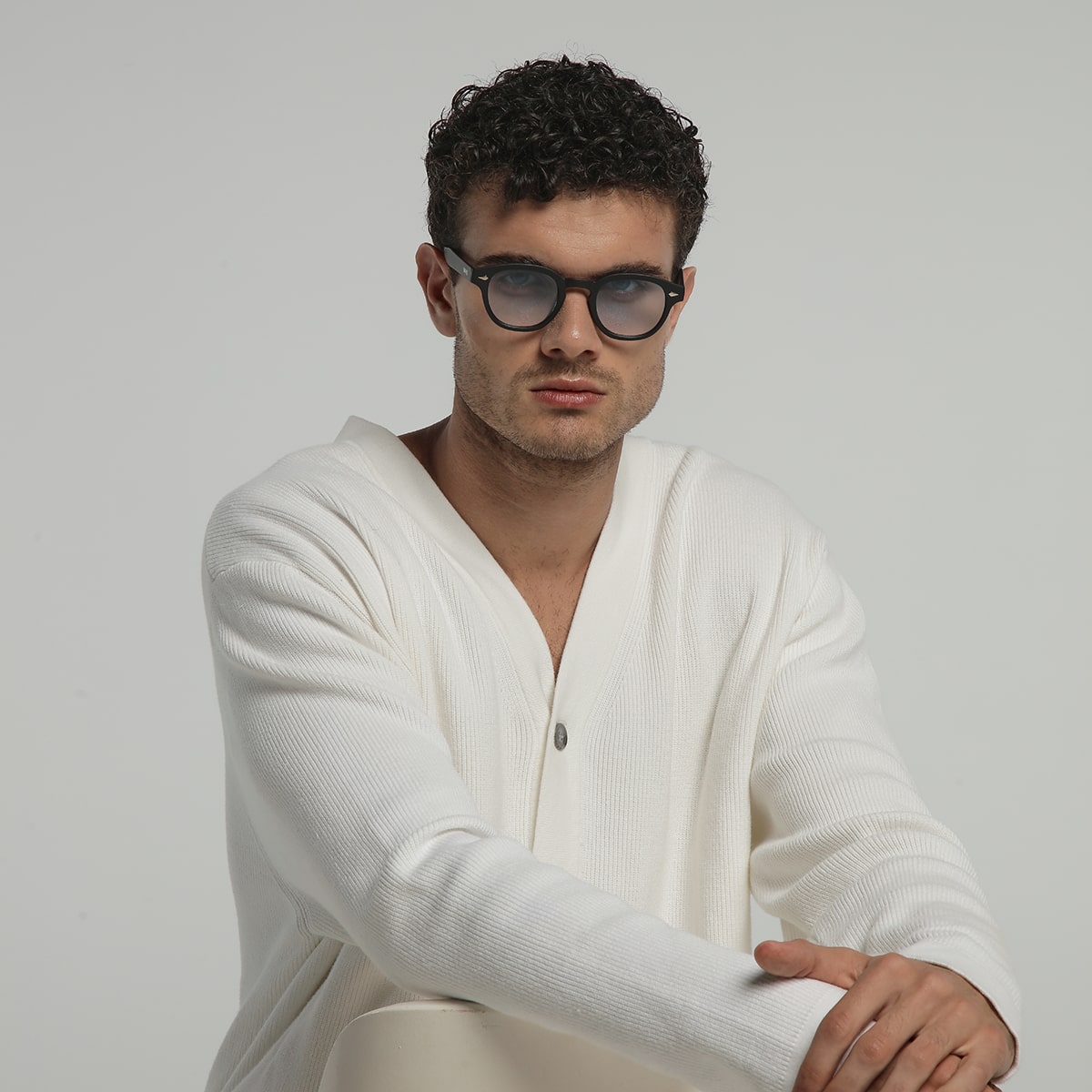 Noon / Matte Black Blue Fumè