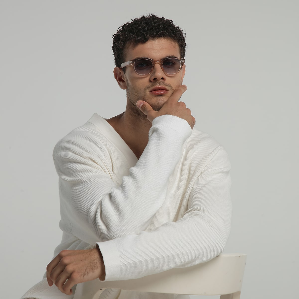 Noon / Light Brown Blue Fumè