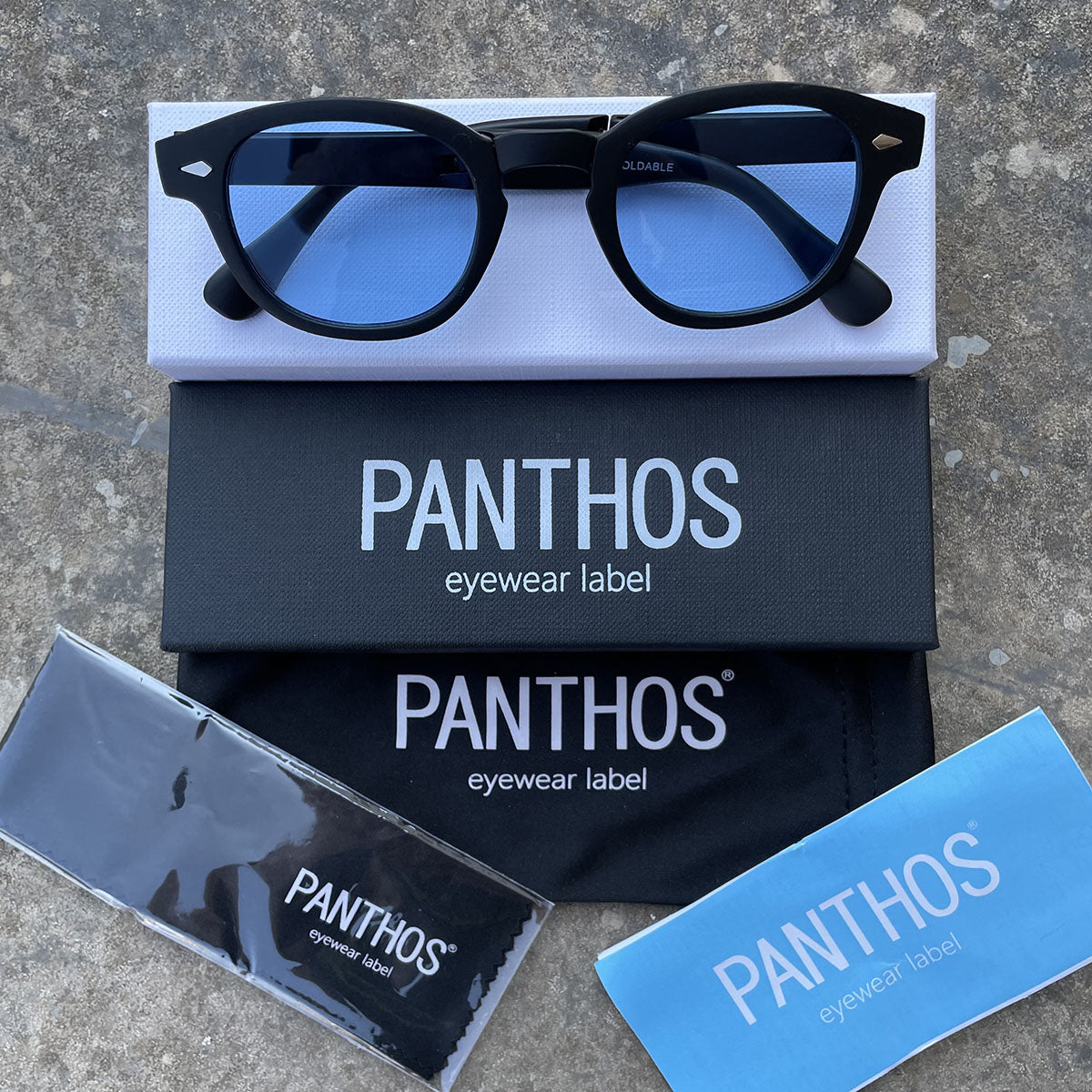 Noon Pieghevole /Matte Black Blue  Fumè