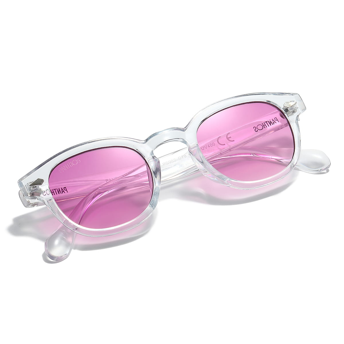 Noon / Transparent Grey Gradient Pink