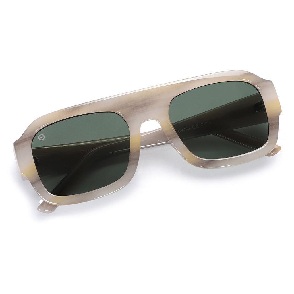 OYMA 01 / C06 - Stripe Cream Dark Green