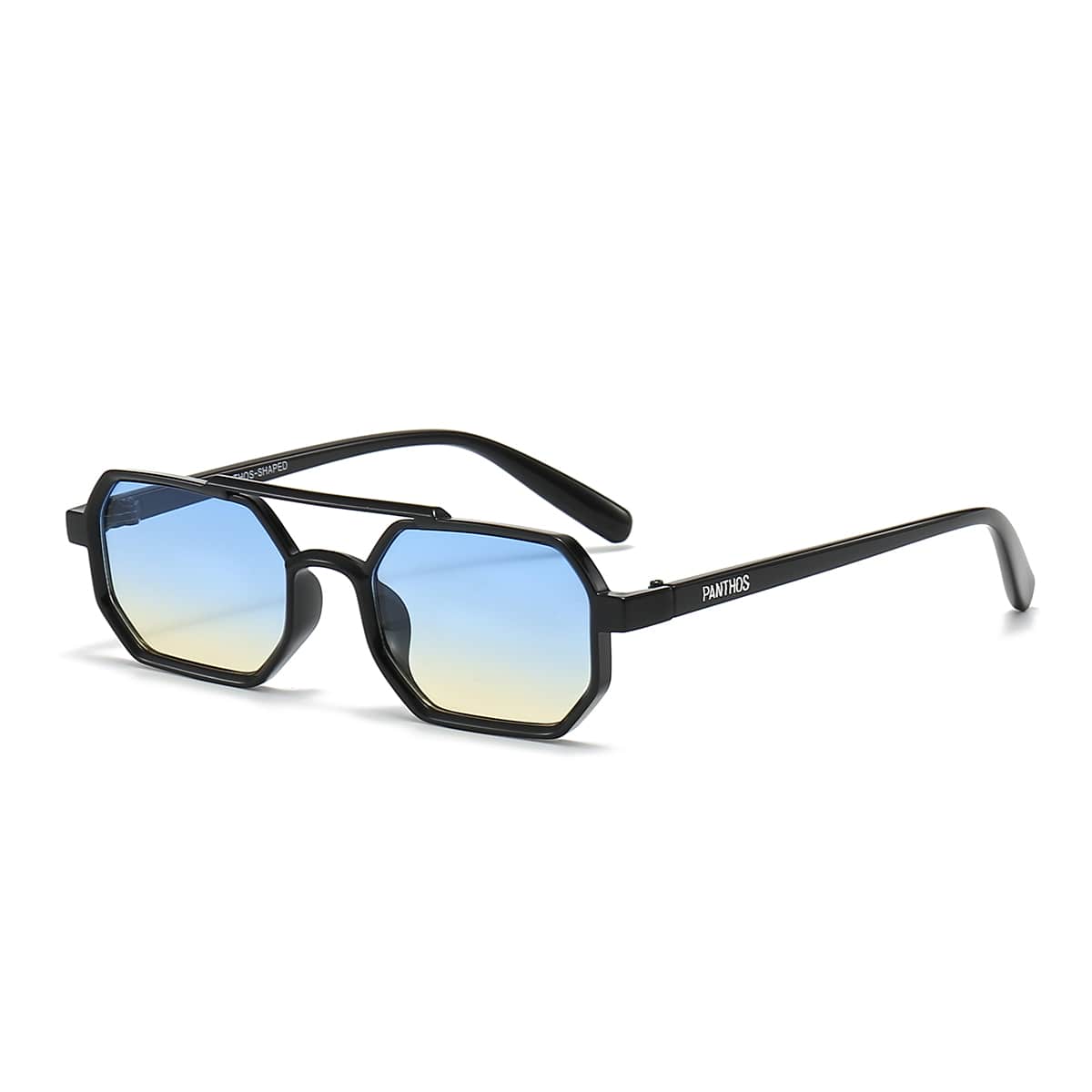 Shaped / Black Blue Yellow Fumè