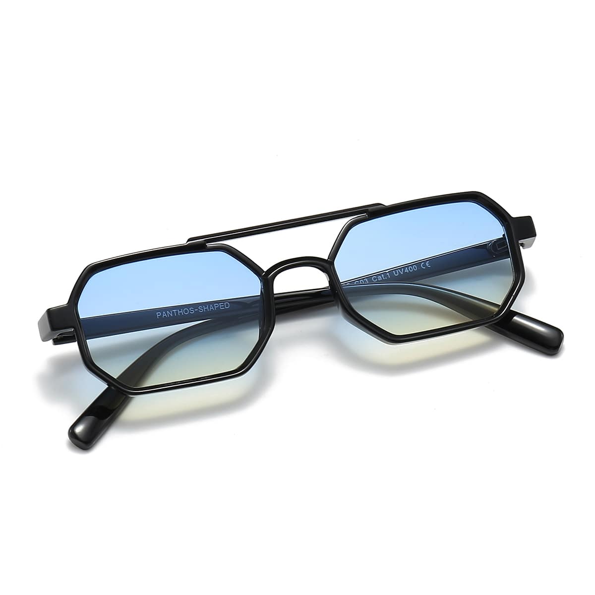 Shaped / Black Blue Yellow Fumè