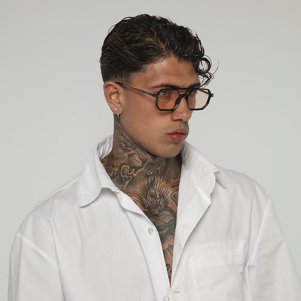 Shaped Metal / Tortoise Orange