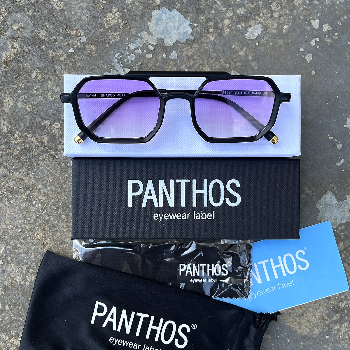 Shaped Metal / Matte Black Violet