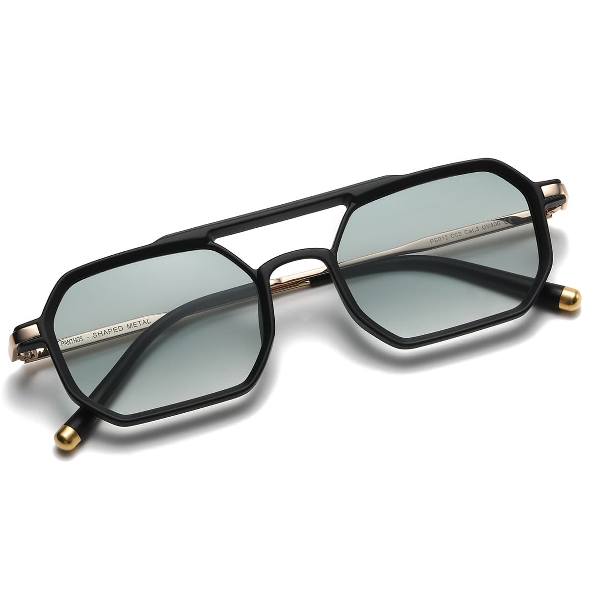 Shaped Metal / Matte Black Green Fumè