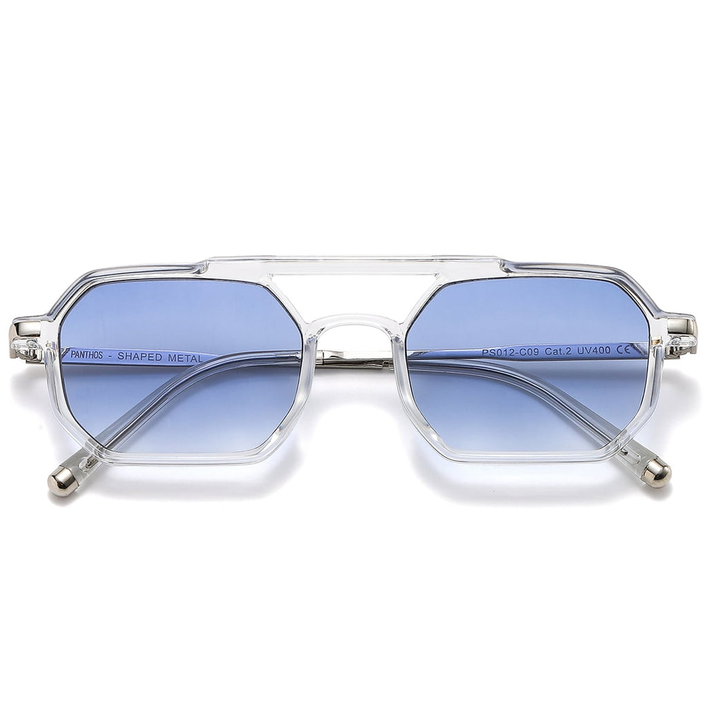 Shaped Metal / Transparent Blue Fumè