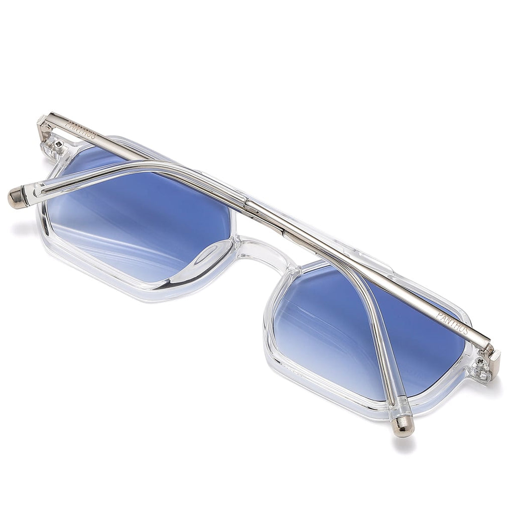 Shaped Metal / Transparent Blue Fumè