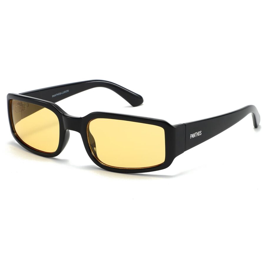 Occhiali Da Sole Uomo Lenti Polarizzate Nere UV400 Montatura Oro Sunglasses - Foto 9